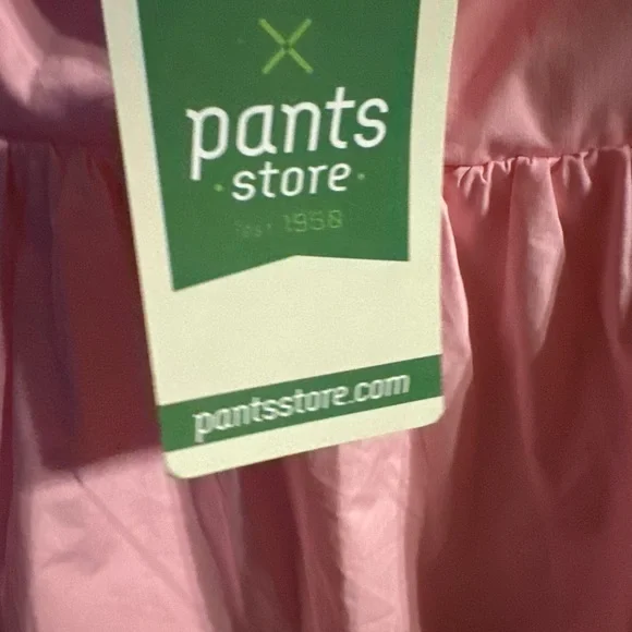 Pants Store,Elegant Pink Mini Dress, NWT, Size Large - Picture 8 of 12